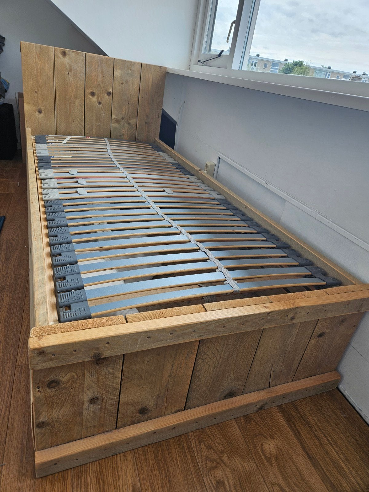 Eenpersoonsbed, Ophalen, Eenpersoons, Hout, 90 cm