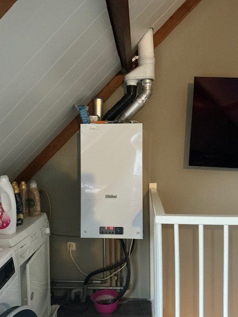 Hr combiketel vaillant vhr 24-28/c.  CW4, Ophalen, 30 tot 80 cm, Gebruikt, Cv-ketel of Combi-ketel