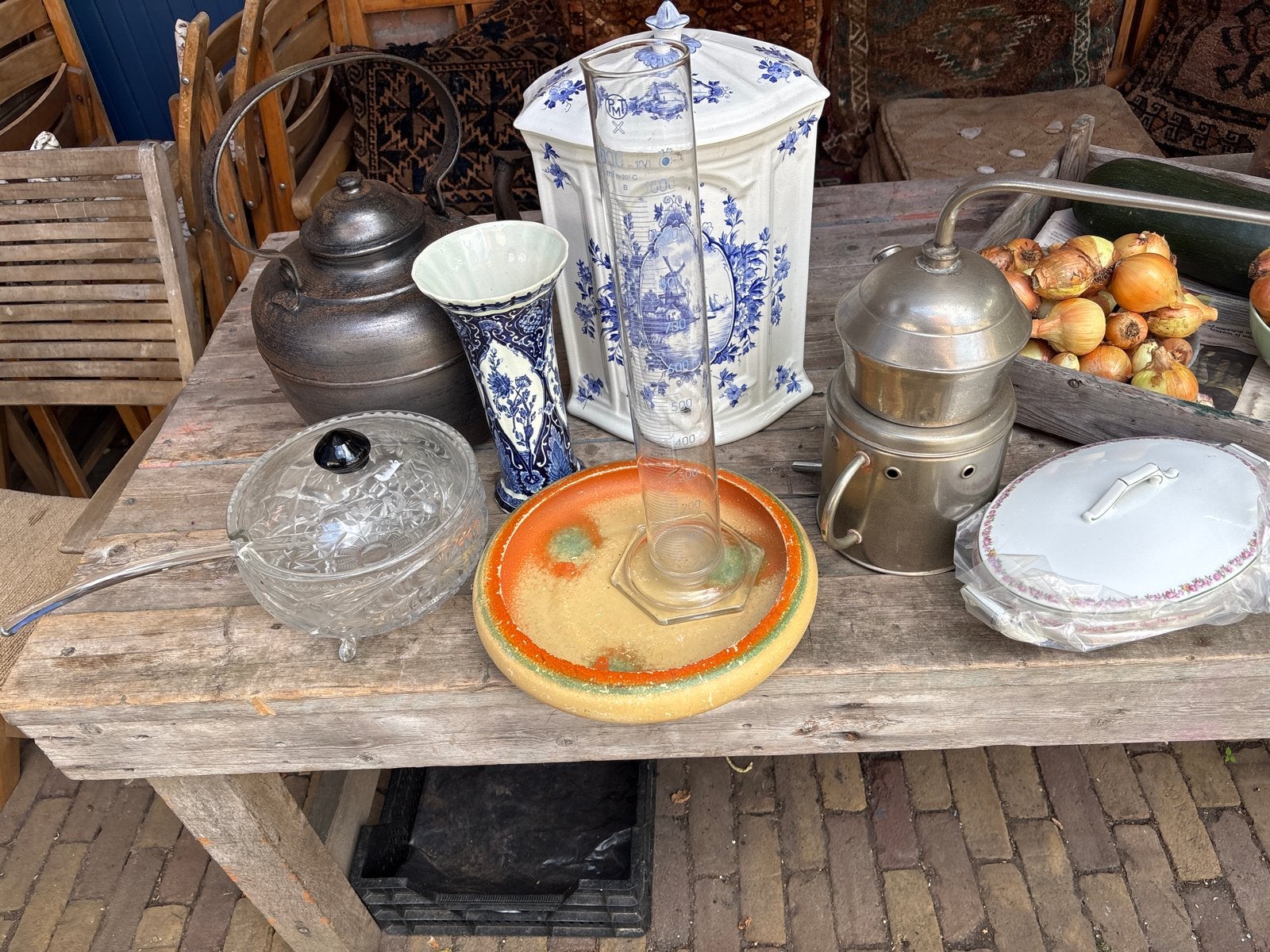 Diverse antieke en vintage woonaccessoires, Ophalen