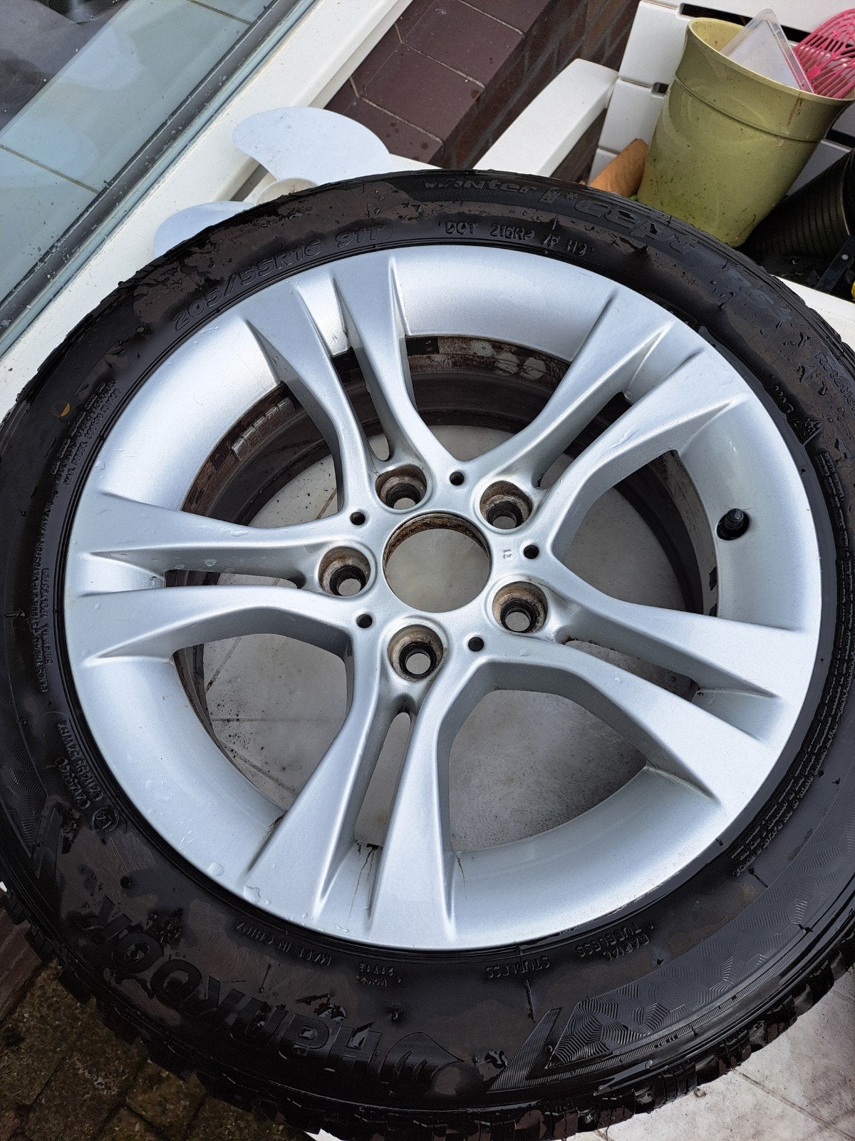 te koop zgan nieuwe winterbanden bmw e90 bj 2011, Ophalen, 17 inch, Winterbanden, Banden en Velgen