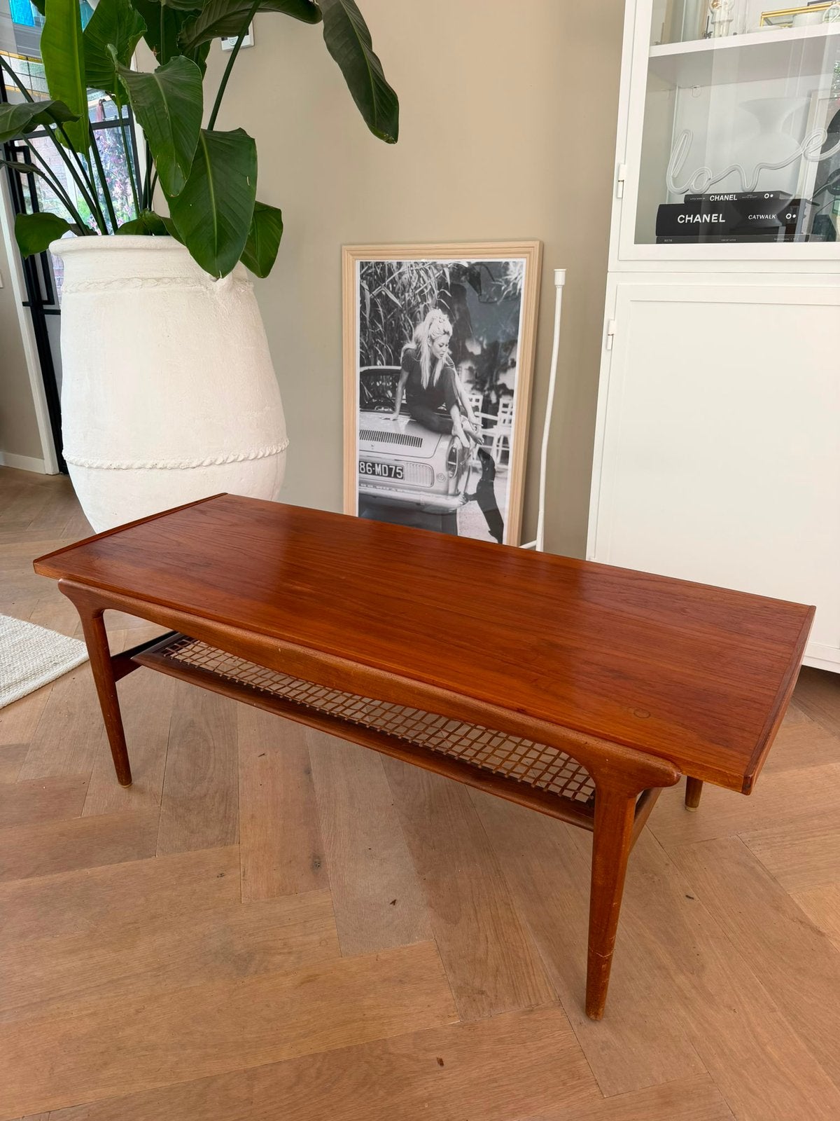Oude vintage salontafel tafel retro, Ophalen