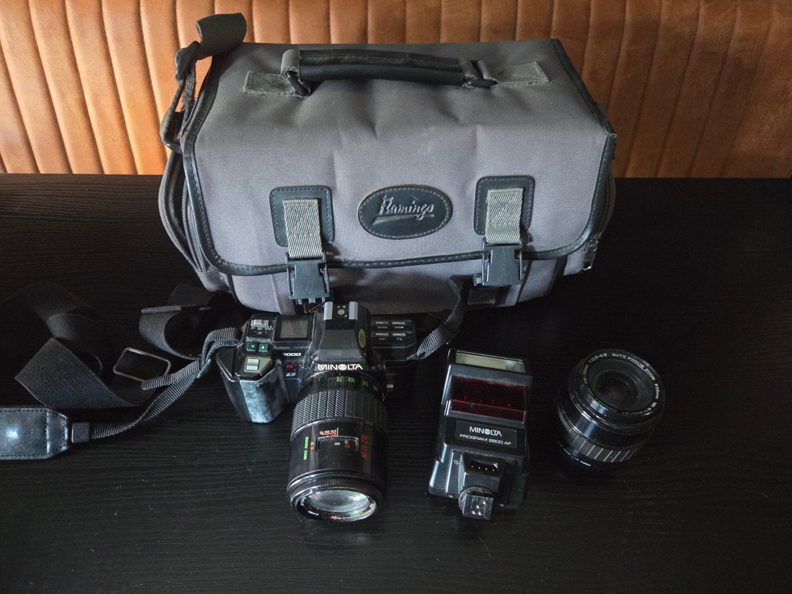 Minolta 7000 Spiegelreflexcamera met accessoires, Ophalen, Gebruikt, Spiegelreflex, Minolta