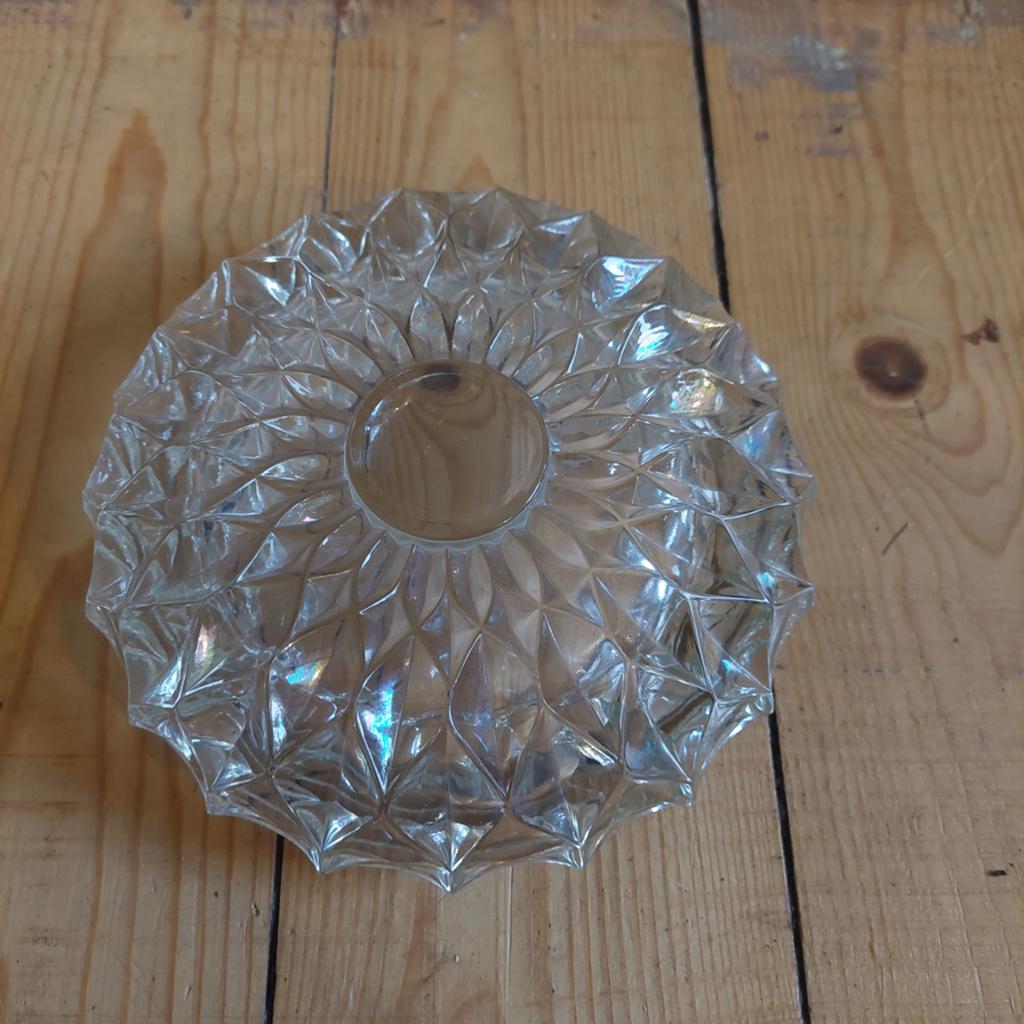 Lucky Vintage Rossini West Germany grote asbak kristal, Antiek en Kunst, Ophalen of Verzenden