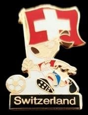 Zwitserland voetbal pin, Verzenden, Nieuw, Sport, Speldje of Pin
