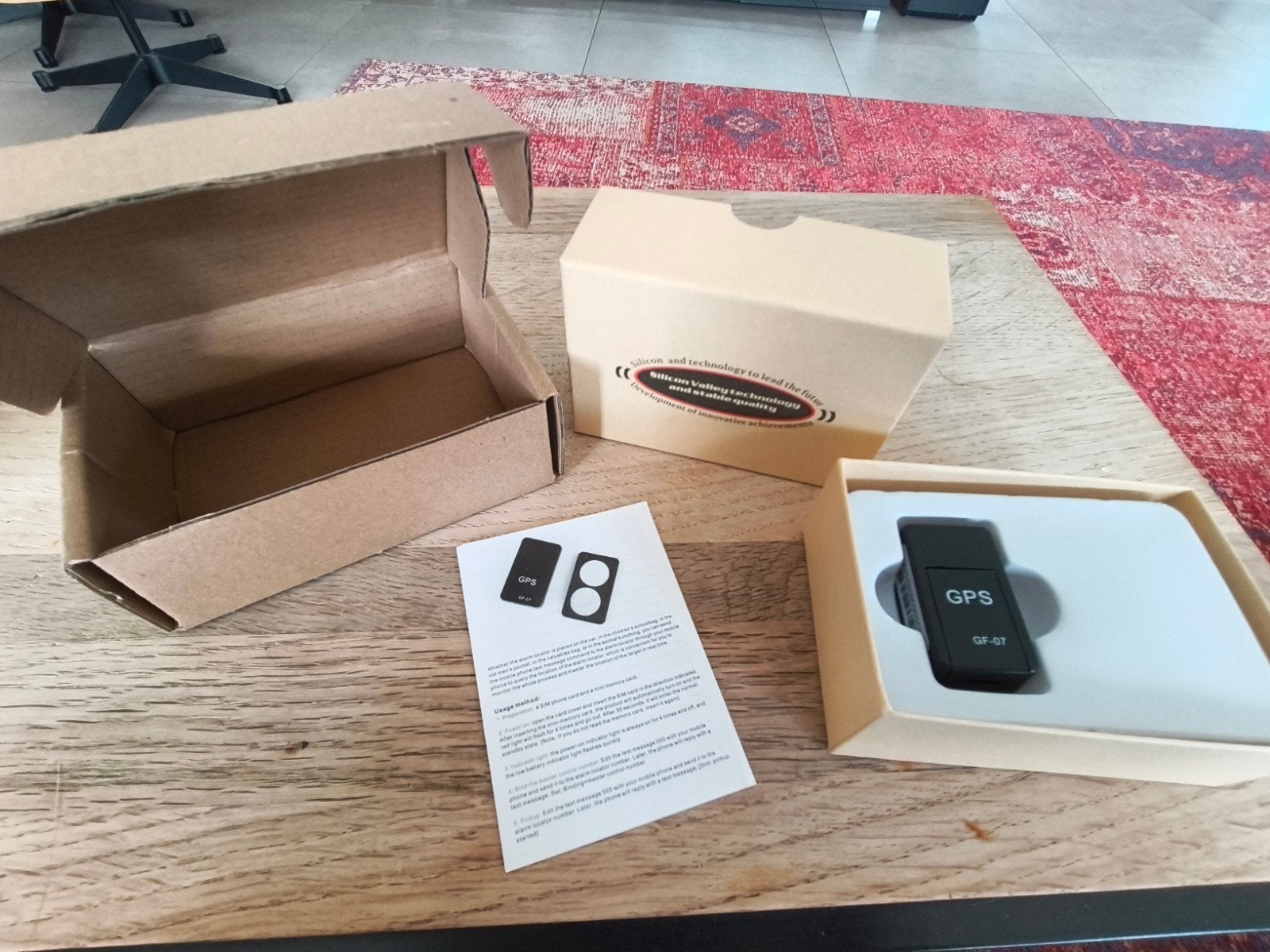 2x Mini GPS Tracker GF-07 - Nieuw in Doos - Real-time Tracki, Ophalen of Verzenden, Nieuw