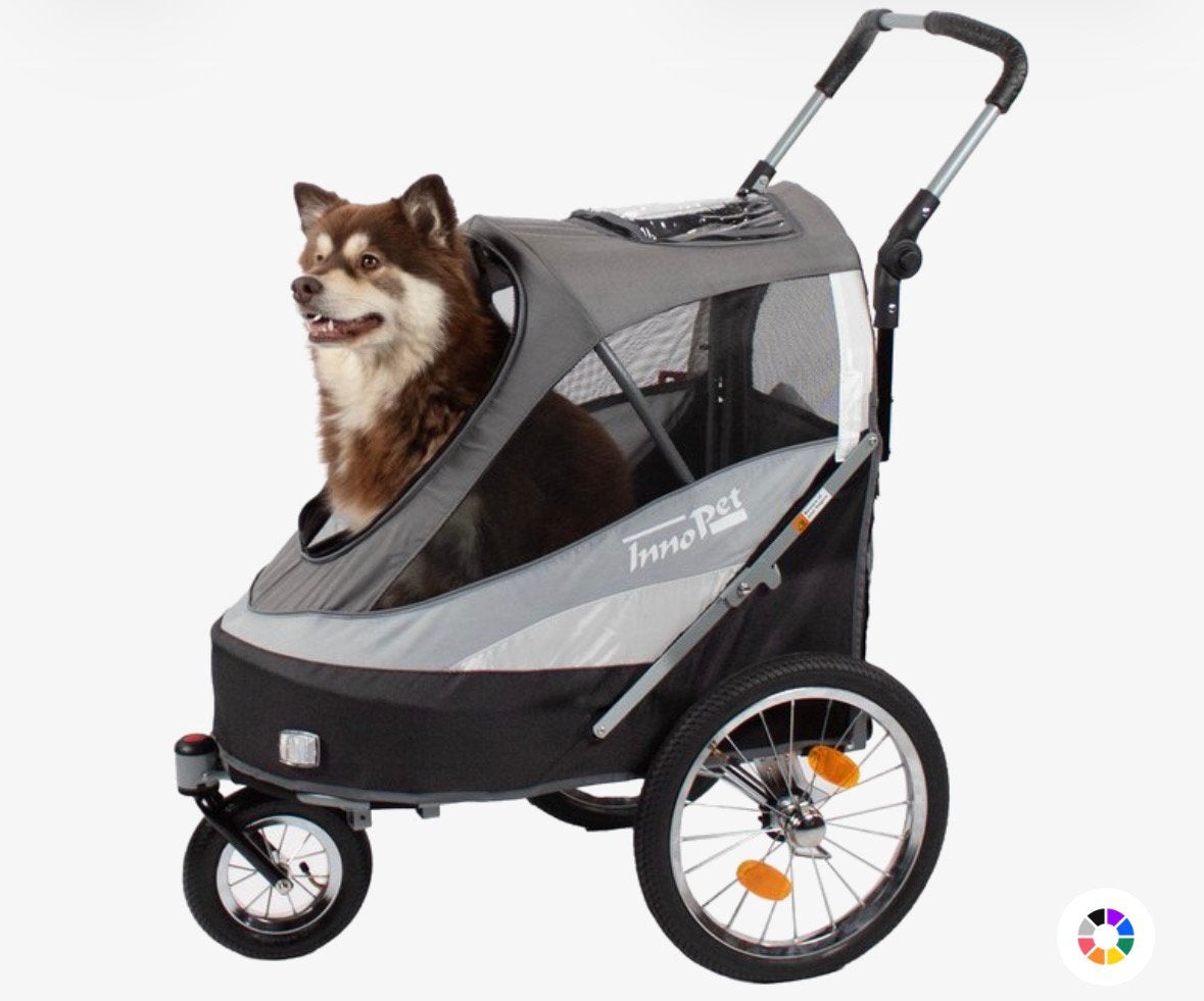 Te koop aangeboden Innopet hondenbuggy / fietskar, Ophalen, Zo goed als nieuw