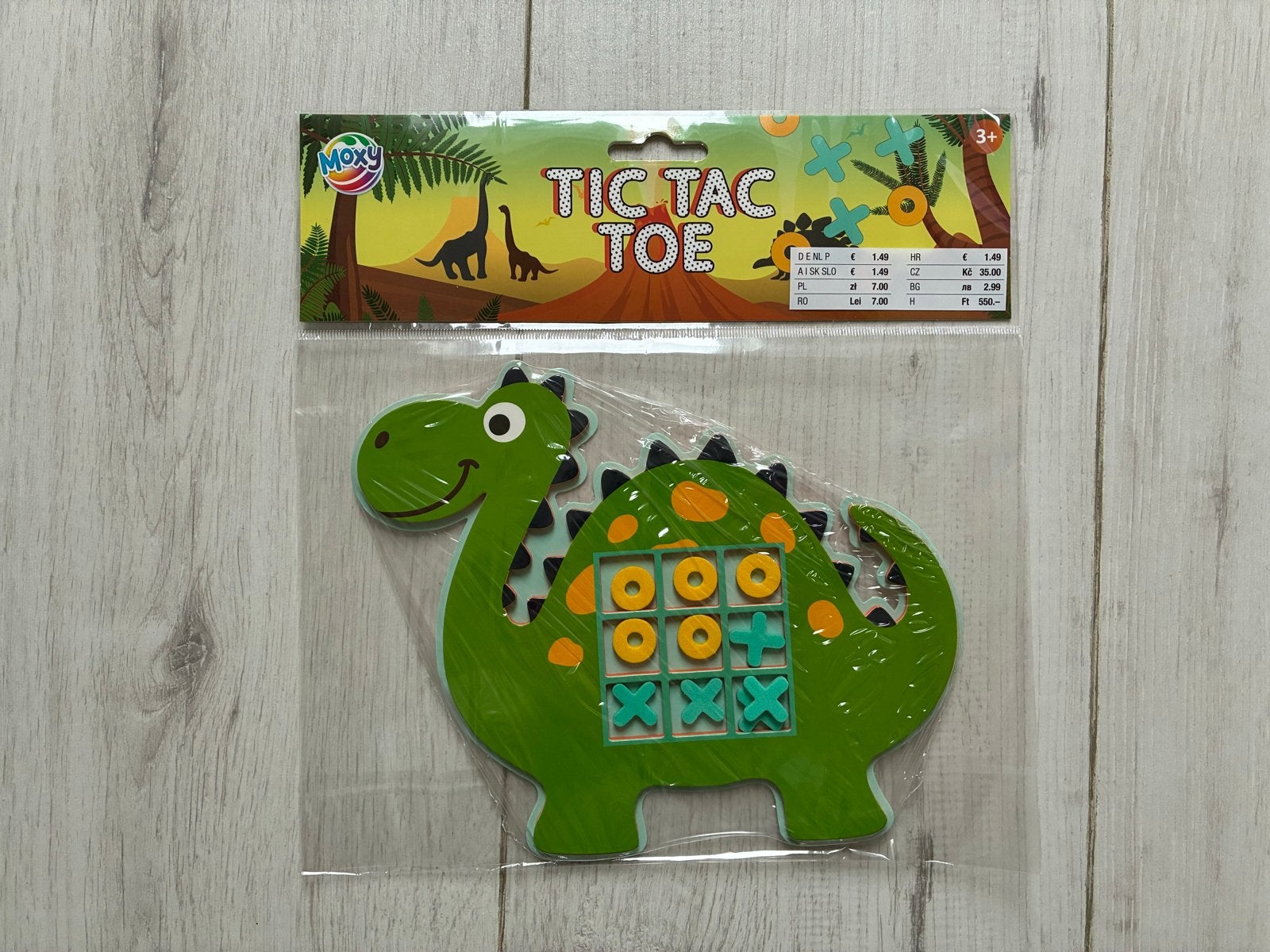 Dino Tic Tac Toe Spel, Ophalen of Verzenden, Nieuw, Puzzelen