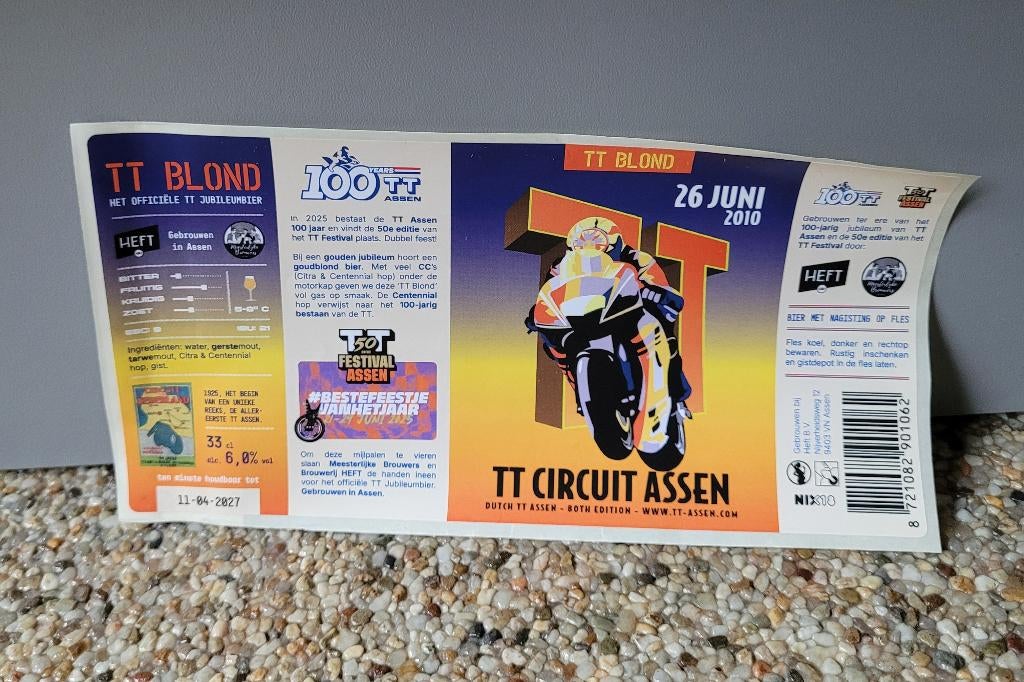 TT Etiket, Ophalen of Verzenden, Nieuw