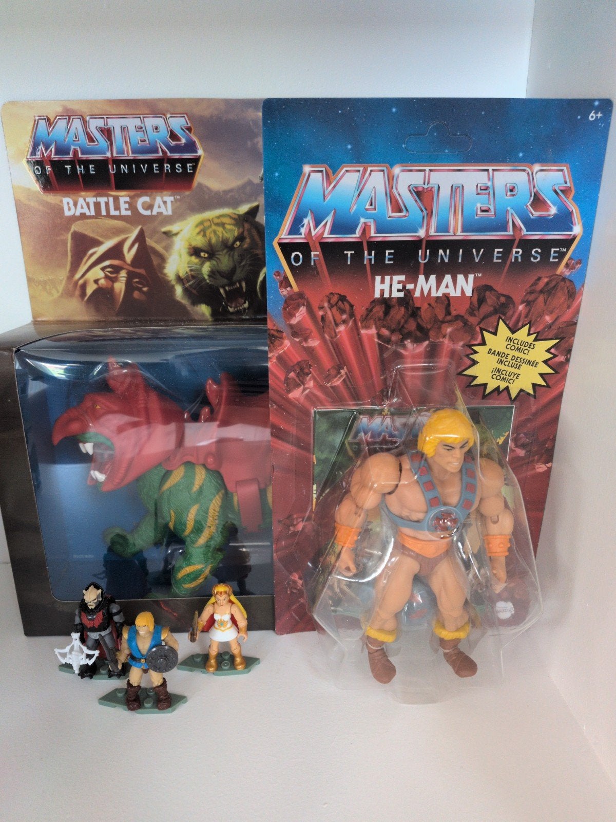 Masters of the Universe: He-Man, Battle Cat & Mini's, Kinderen en Baby's, Speelgoed | Actiefiguren, Ophalen of Verzenden, Nieuw