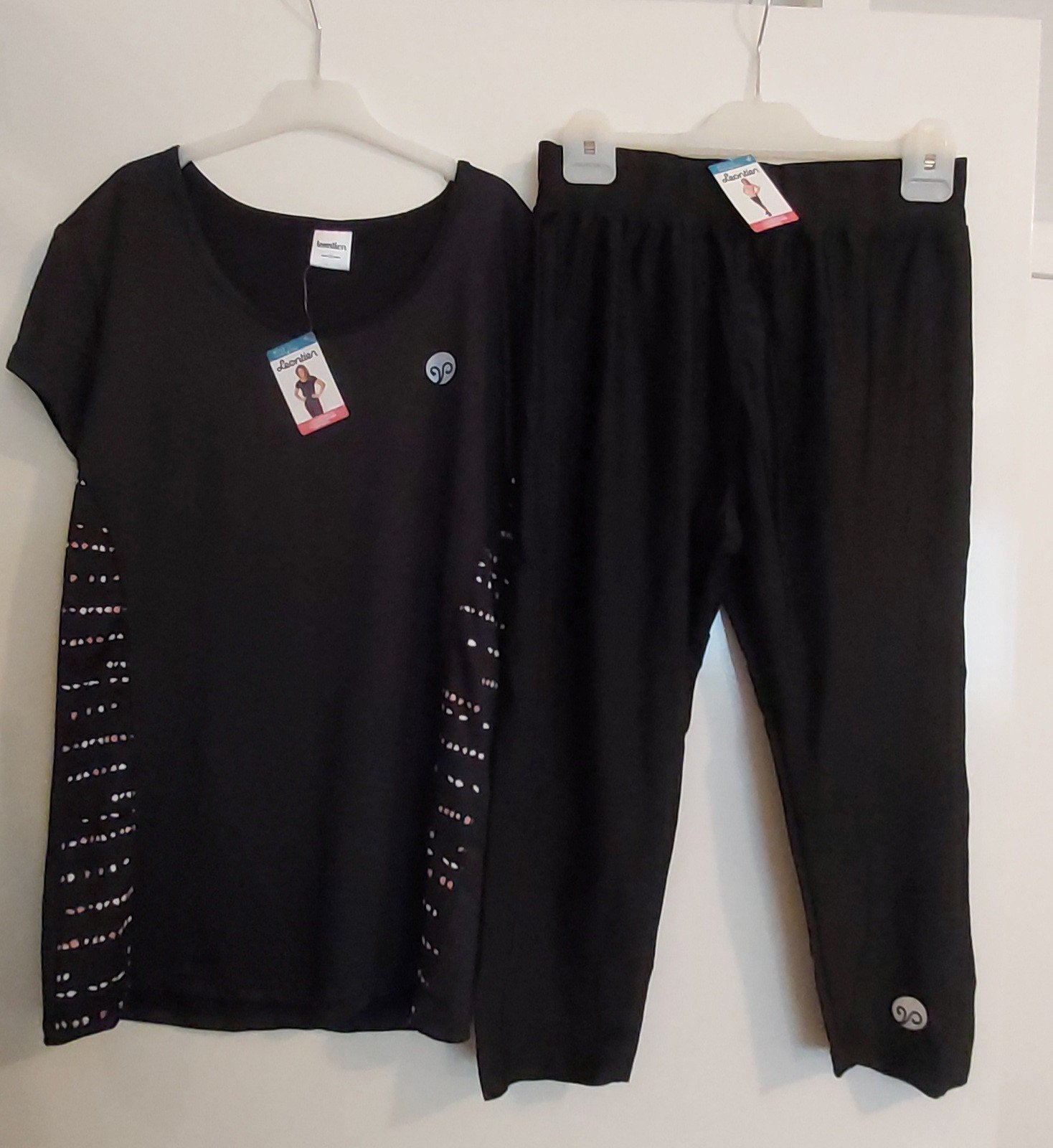 Leontien sportset - Nieuw met kaartjes, Leontien, Zwart, Nieuw, Fitness of Aerobics