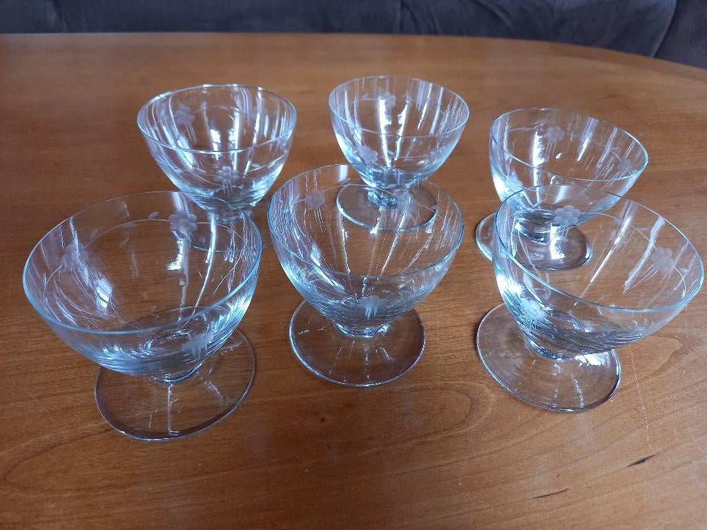 glaasjes, b.v. voor het serveren van advocaat, Ophalen of Verzenden, Nieuw, Overige stijlen, Glas of Glazen
