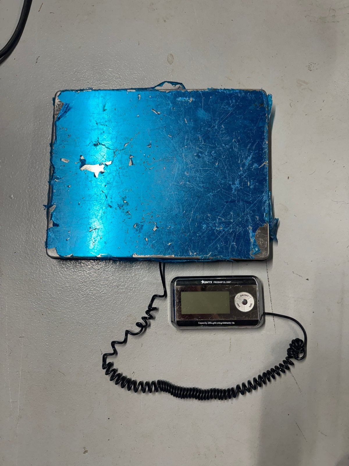 Onyx ProShip XL 200 professionele platformweegschaal 200kg, Ophalen, Gebruikt