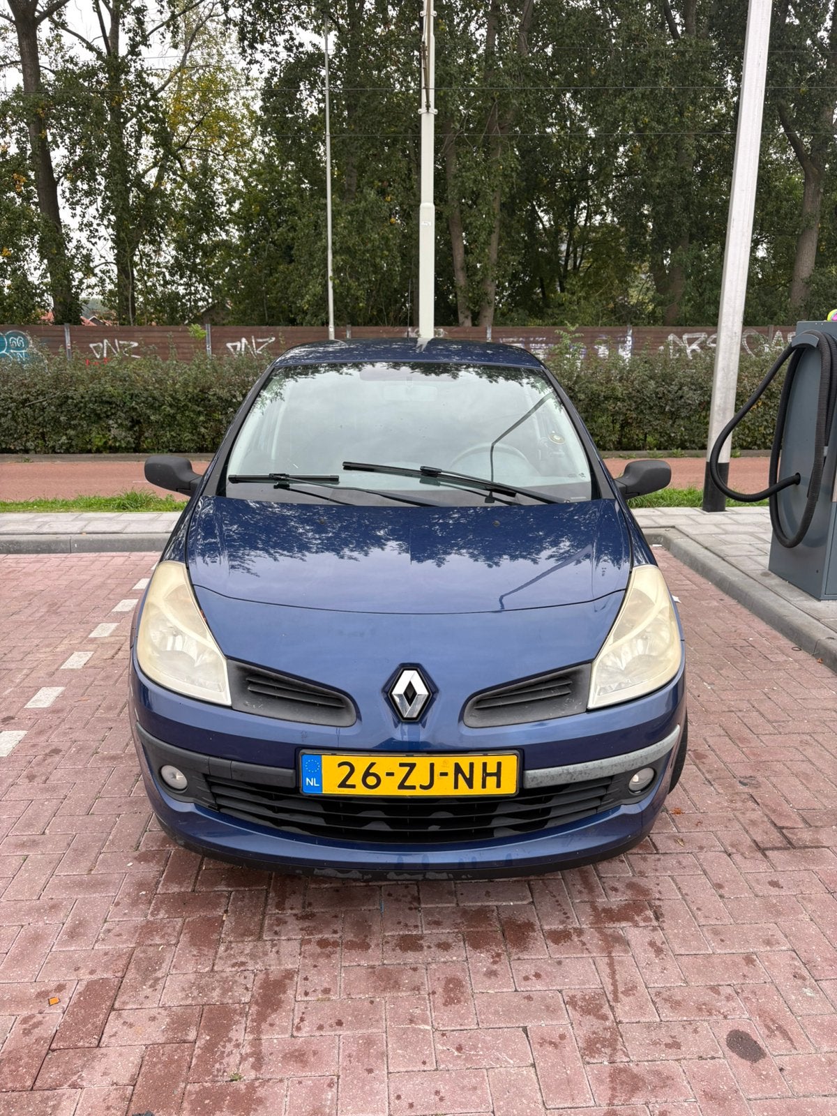 Renault Clio 1.2 16V 55KW 5-DRS E4 2008 Blauw, Voorwielaandrijving, 535 kg, 74 pk, 4 cilinders