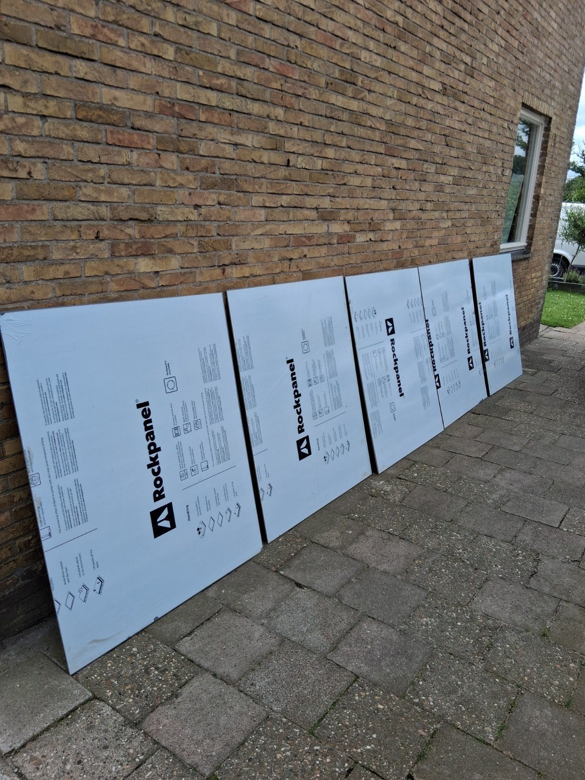 Rockpanel platen 120/100 kleur grijs, Ophalen, Overige typen, Nieuw, Minder dan 200 cm