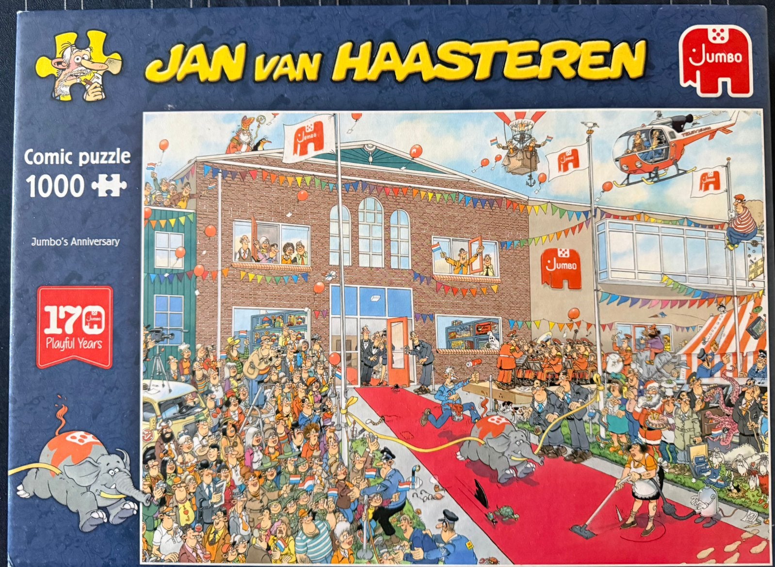 Jan v Haasteren 1000 stukjes Ruilen, Ophalen, 500 t/m 1500 stukjes, Zo goed als nieuw, Legpuzzel