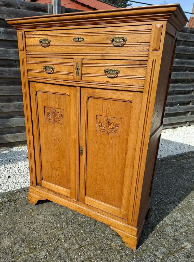 TWEE GRENEN  KASTEN in PERFEKTE STAAT, Ophalen, RETRO, Gebruikt, 50 tot 100 cm