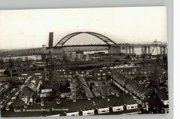 Rotterdam Van brienenoordbrug st 1965, Verzenden, 1960 tot 1980, Gelopen, Zuid-Holland