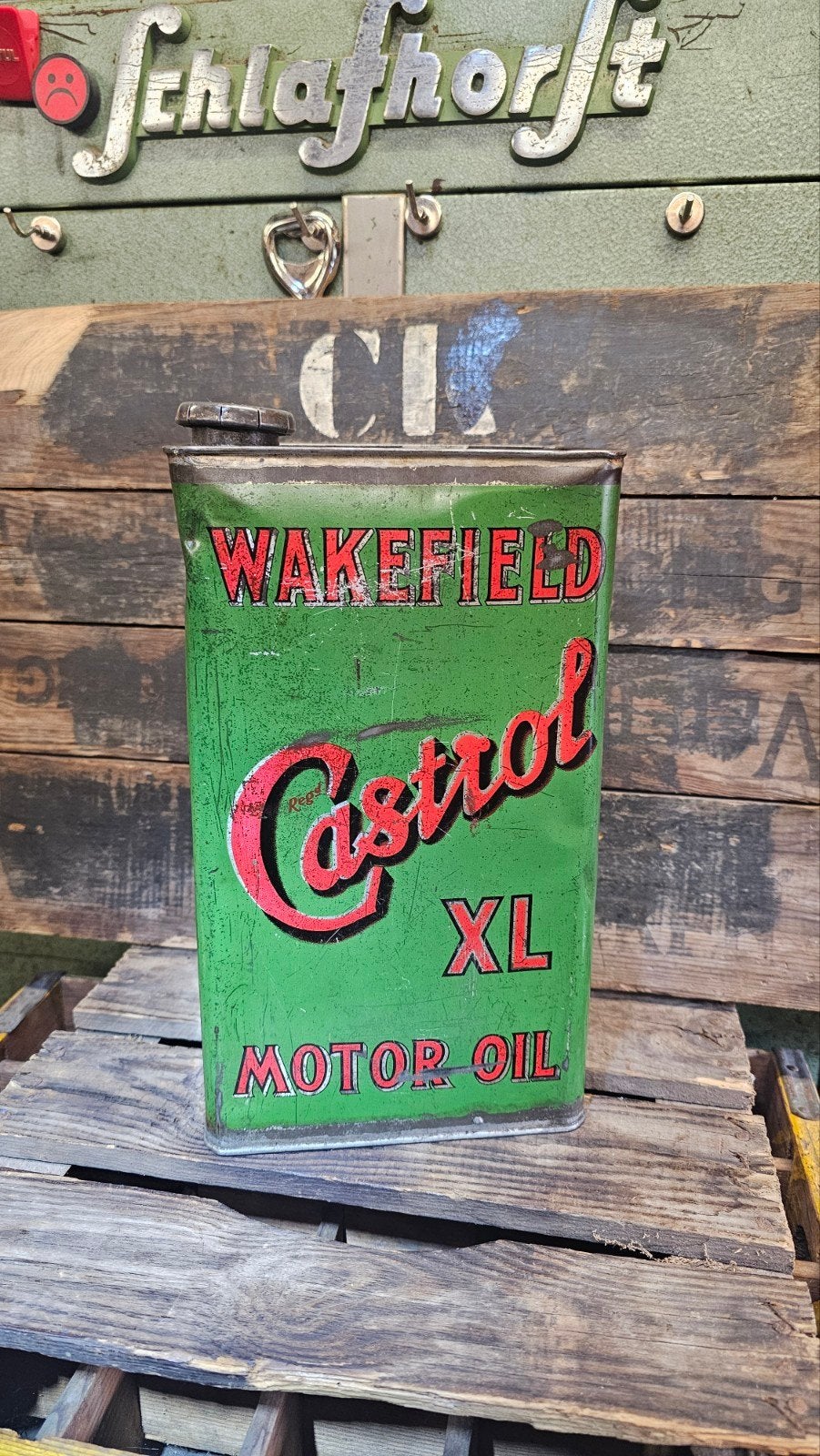 Wakefield castrol xl   olieblik, Ophalen of Verzenden, Zo goed als nieuw