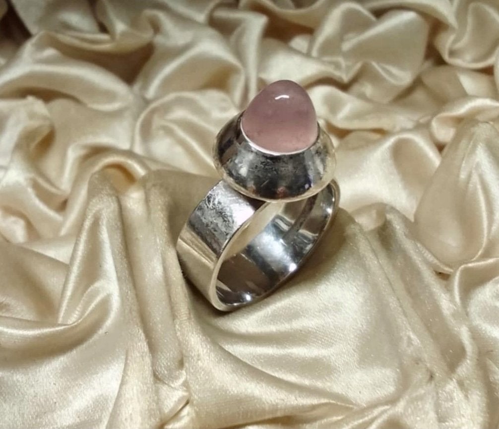 Modernistische zilveren ring, Sterling Finland, Ophalen of Verzenden, Zilver