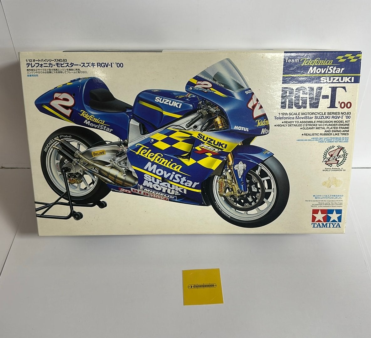 Occasion | Tamiya 14083 - Suzuki RGV500 (XRB0) | 1:12, 1:50 of kleiner, Overige typen, Ophalen of Verzenden, Zo goed als nieuw