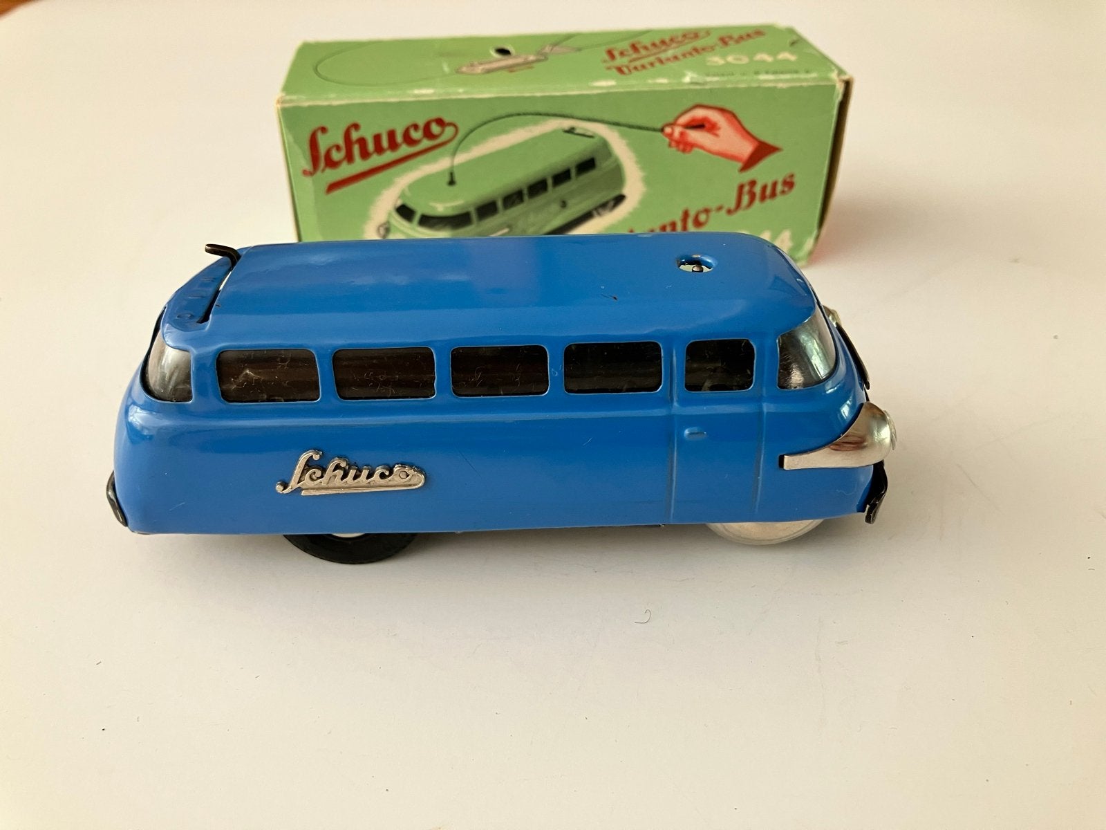 Schuco Varianto-Bus 3044  met doosje, Ophalen of Verzenden