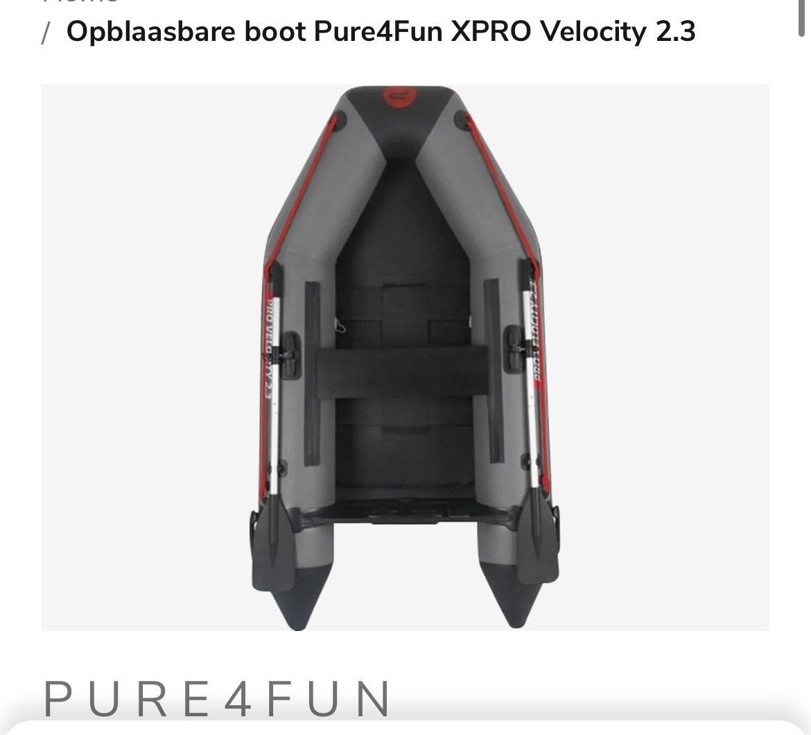 opblaasbare boot - Nieuw in doos 230cm rubberboot, Watersport en Boten, Ophalen, Nieuw, Overige typen