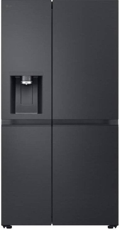 LG Amerikaanse koelkast GSLE91EVAC - 628L - Zwart, 200 liter of meer, 60 cm of meer, Met aparte vriezer, Nieuw