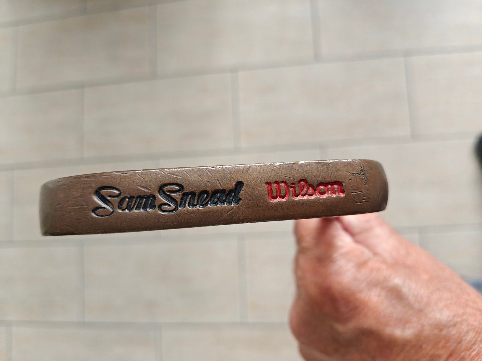 Vintage Wilson Sam Snead putter, Ophalen of Verzenden, Gebruikt, Club