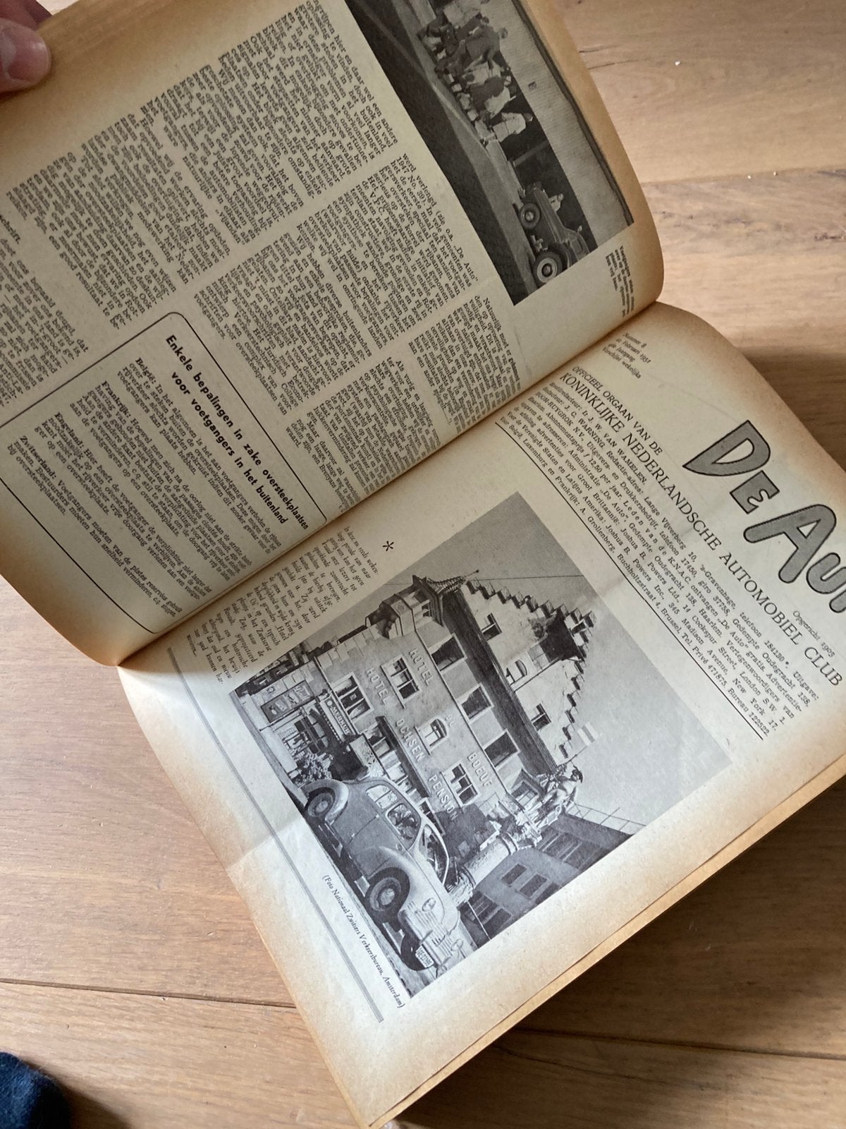 Jaargang  “de Auto” 1951 van de Knac, Ophalen