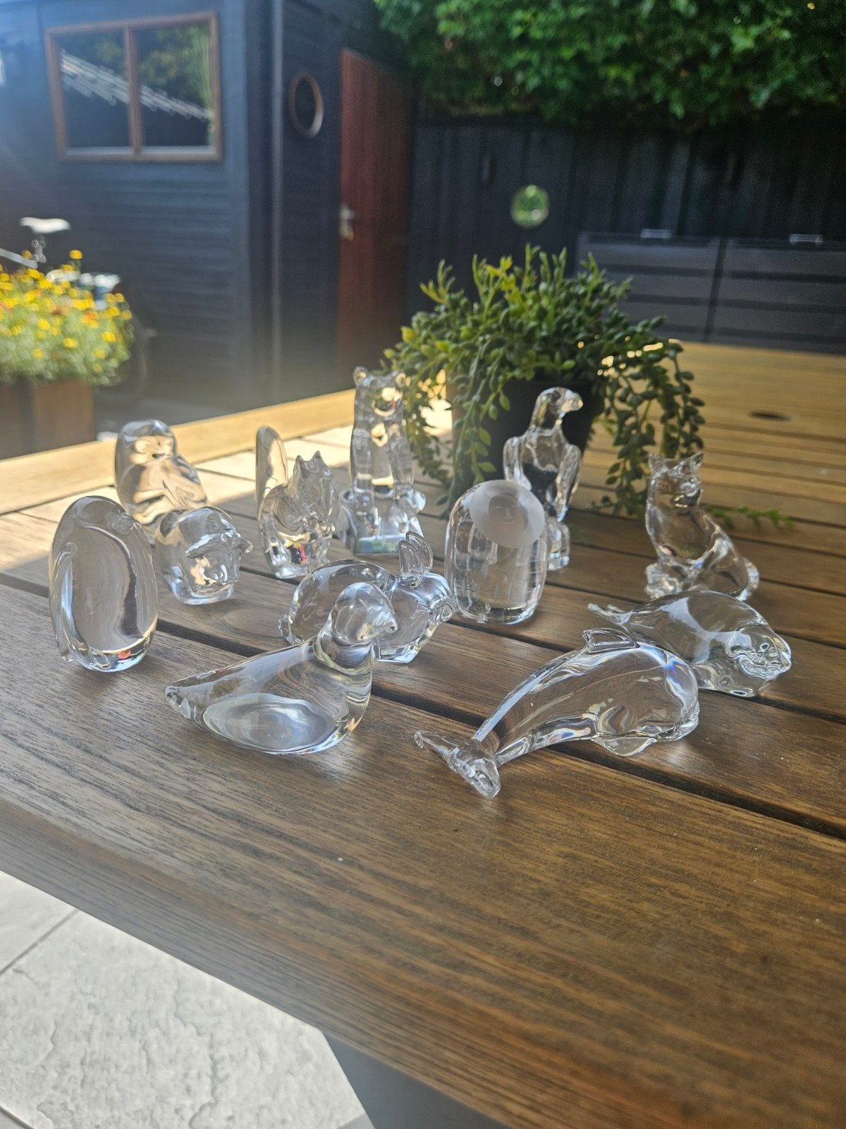 Collectie Hageland Glass Kristal Art Dierenbeeldjes, Antiek en Kunst, Antiek | Glas en Kristal, Ophalen of Verzenden