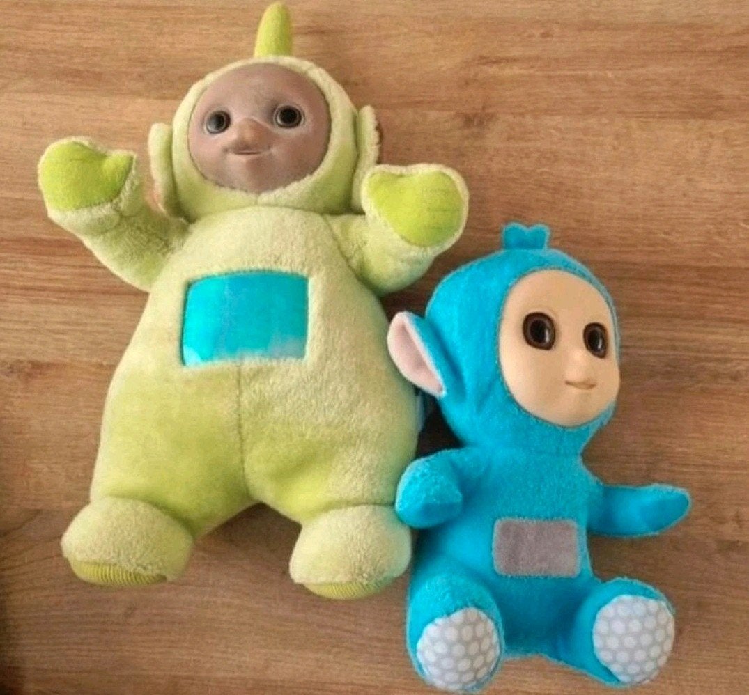 Teletubbie knuffels dipsy en baby, Ophalen of Verzenden, Zo goed als nieuw, Overige typen