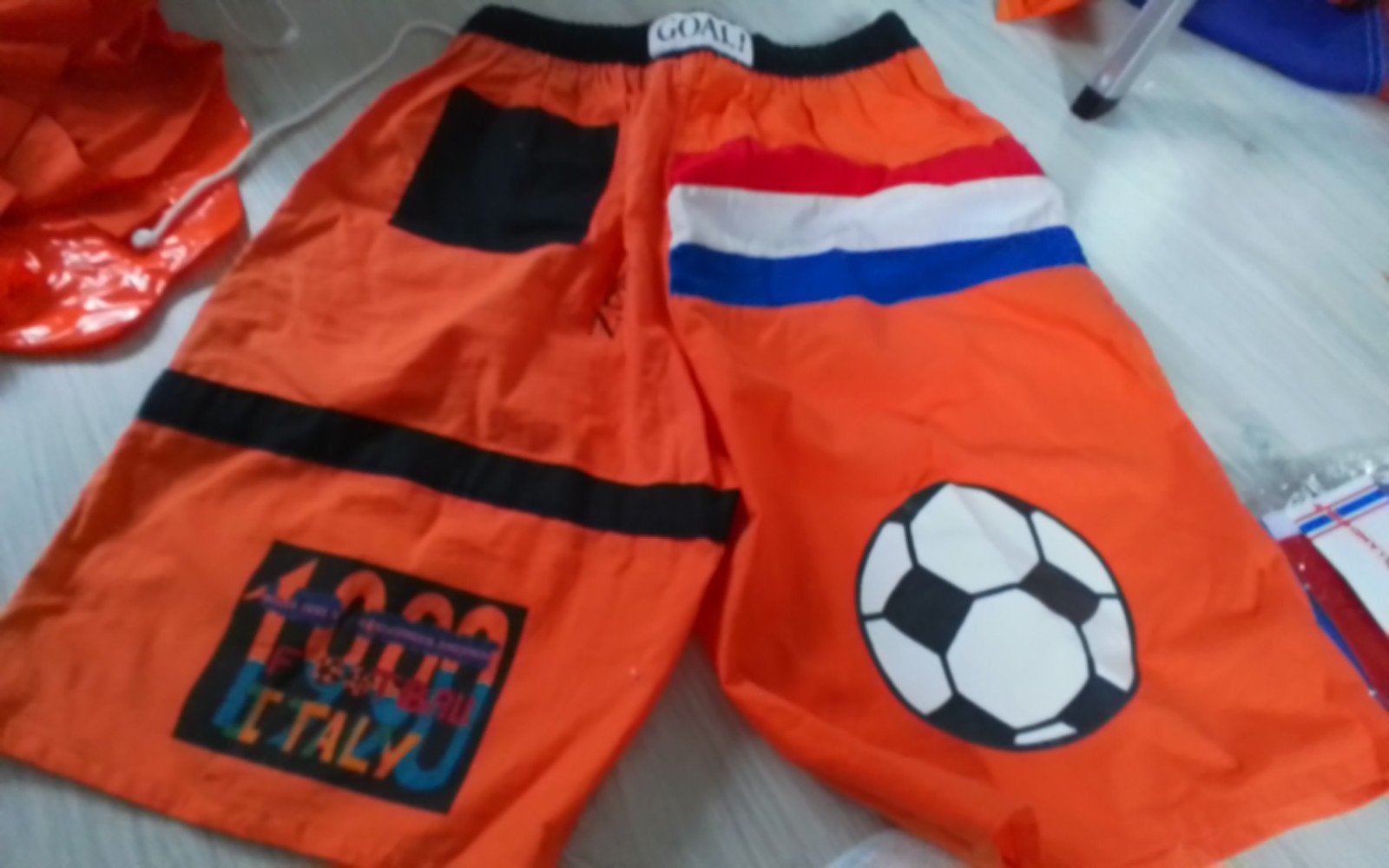 Oranje  short, Ophalen of Verzenden, Gebruikt, Oranje of Koningsdag