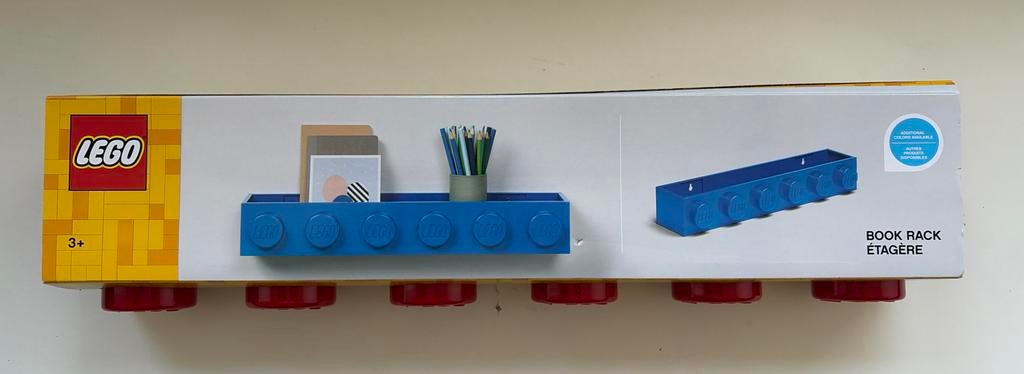 LEGO Boekenrek Etagere kleur Rood. Nieuw in doos!, Met plank(en), Denemarken, Lego.com, Nieuw