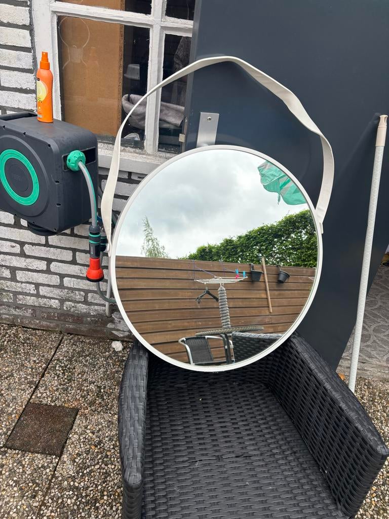 Ronde badkamerspiegel 59 cm - Vanità & Casa, Ophalen, Gebruikt, Rond, Minder dan 100 cm
