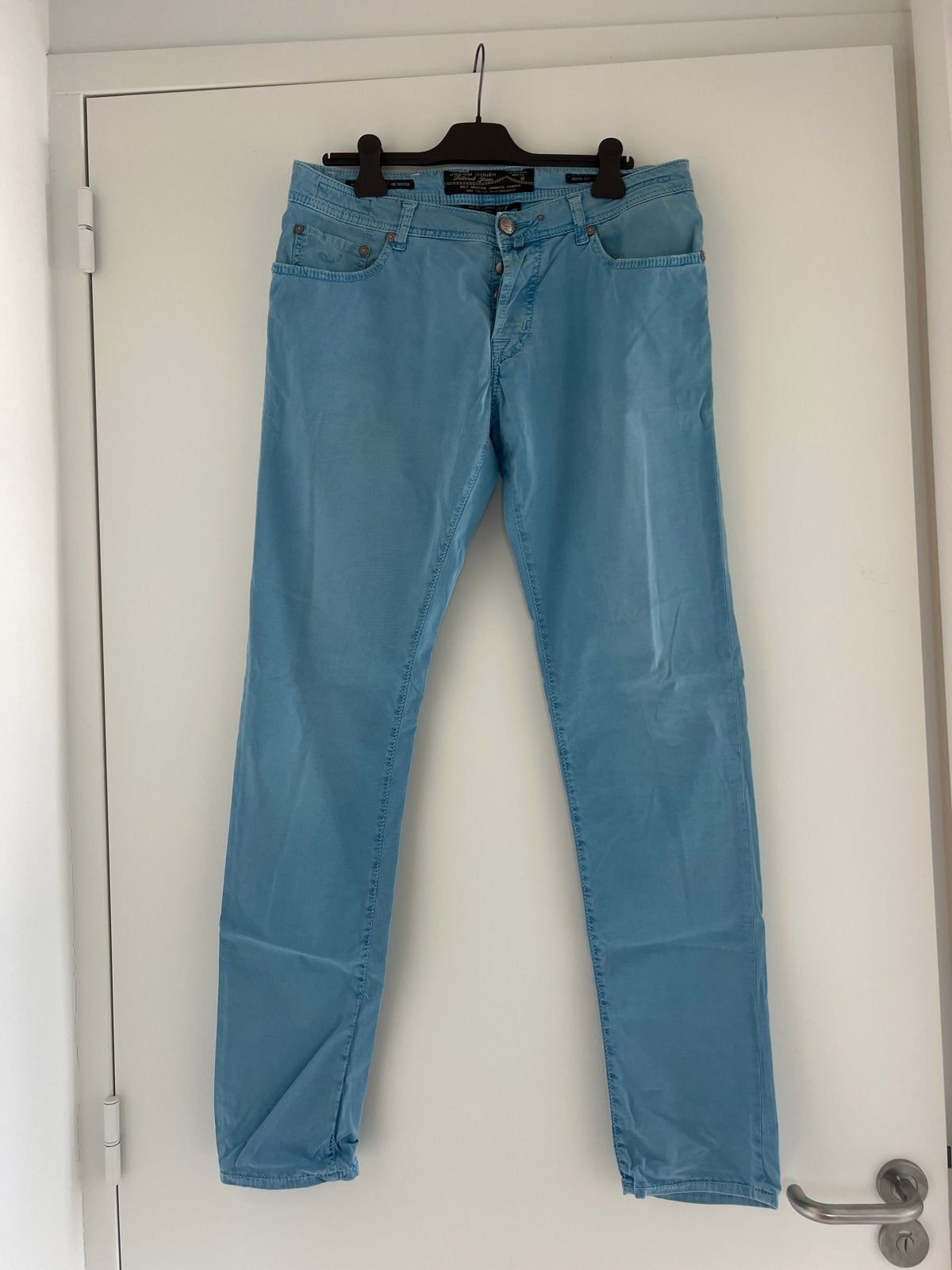 Jacob Cohën Tailored Jeans - Lichtblauw - Maat W36, Ophalen of Verzenden, Zo goed als nieuw, Blauw, W36 - W38 (confectie 52/54)