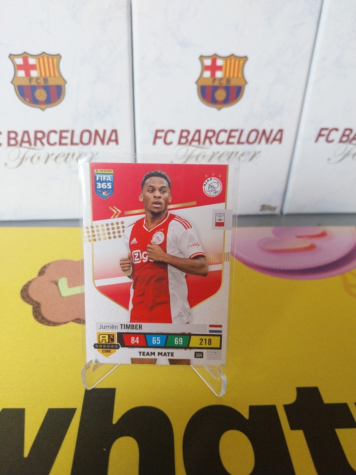 Jurrien Timber Panini Adrenalyn 2023, Ophalen of Verzenden, Zo goed als nieuw, Plaatje