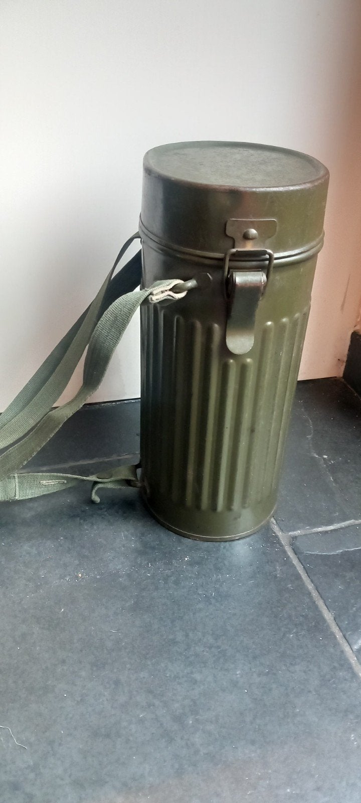 gasmasker bus mariniers Inc. riemen. 1940, Ophalen of Verzenden