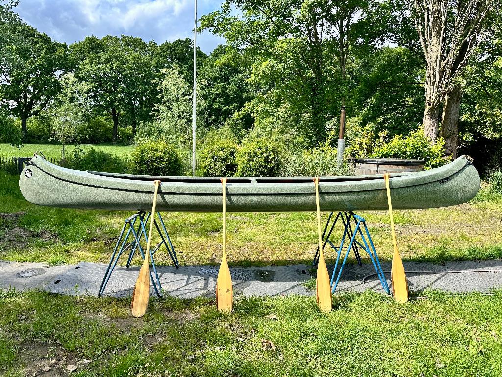 Gatz Mohawk 525/85 GFK Canadese Kano, Watersport en Boten, Kano's, Ophalen, Gebruikt, Canadese kano of Open kano, Met peddels