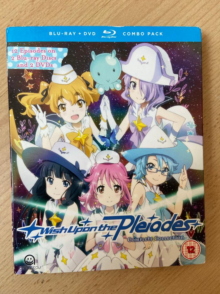 Wish Upon the Pleiades (Bluray + Dvd Boxset) Anime Compleet!, Ophalen of Verzenden, Zo goed als nieuw, Tv en Series, Boxset