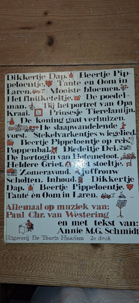 Dikkertje Dap en 18 andere liedjes boek Annie M. G. Schmidt, Cd's en Dvd's, Cd's | Kinderen en Jeugd, Ophalen of Verzenden, Gebruikt