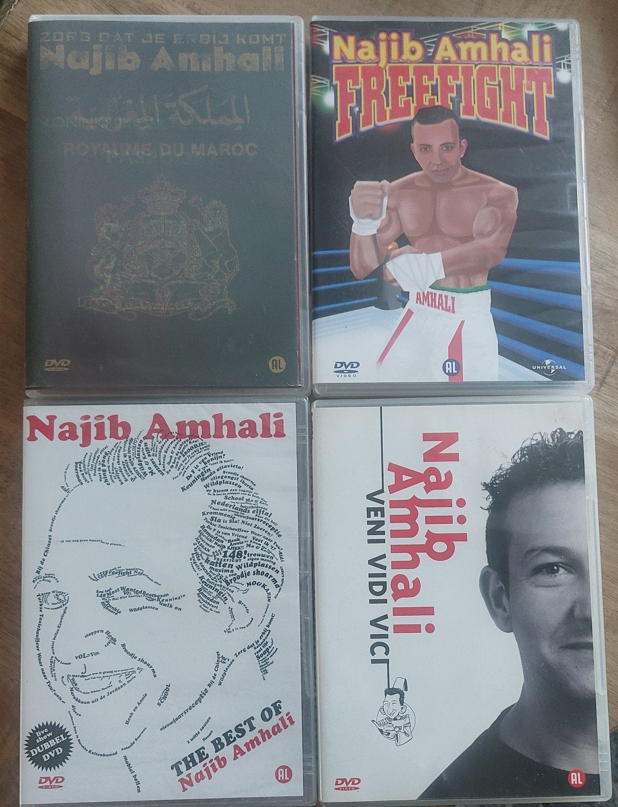 8 Cabaret dvd's oa. Geubels, Amhali, Weijers & Huijbregts, Stand-up of Theatershow, Alle leeftijden, Zo goed als nieuw, Ophalen of Verzenden
