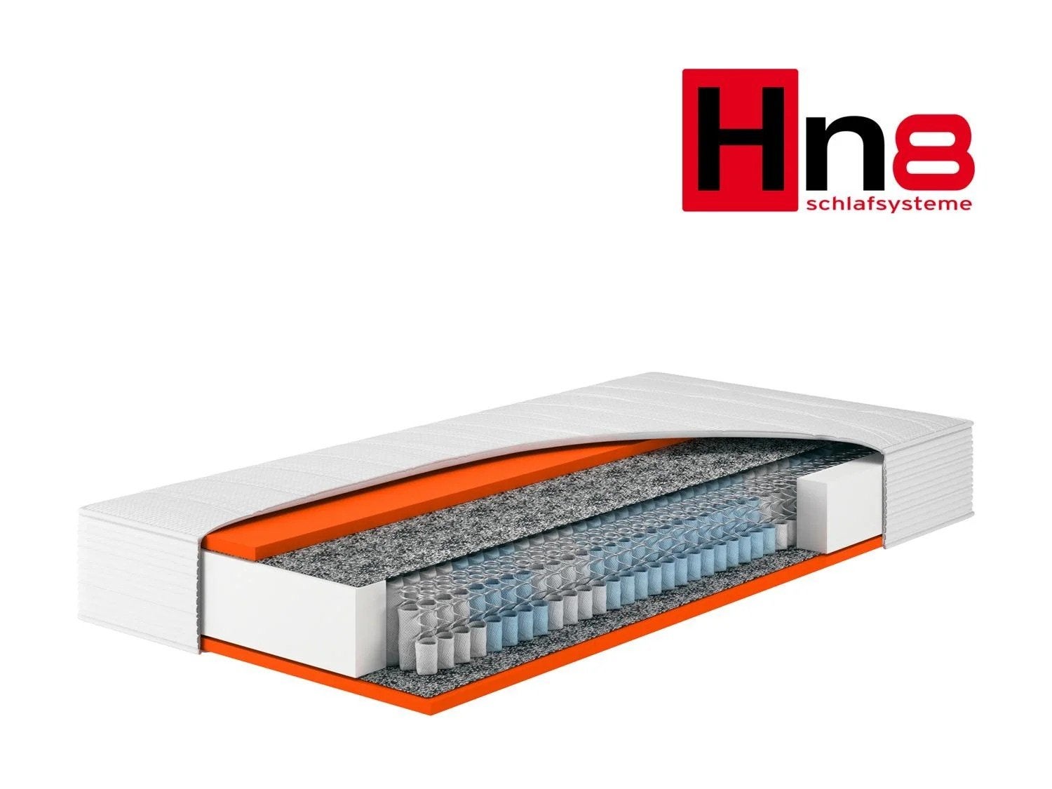 Hn8 Schlafsysteme 7-zones pocketveringmatras DYNAMIC, Ophalen, Eenpersoons, Zo goed als nieuw, 80 cm