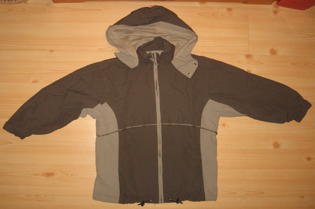 WE kids jas maat 134/140 met afknoopbare muts., Gebruikt, WE, Ophalen of Verzenden, Jongen