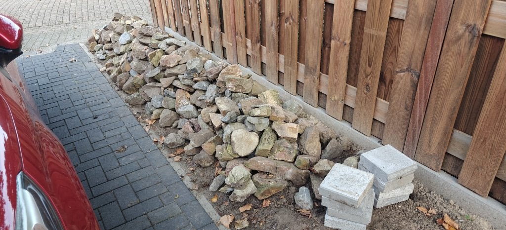 Stapel stenen, Tuin en Terras, Ophalen, Gebruikt, Overige materialen, Overige typen