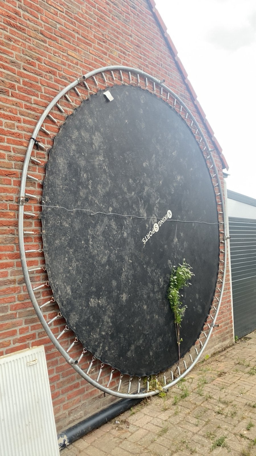 Zeer grote trampoline, Ophalen, Zo goed als nieuw