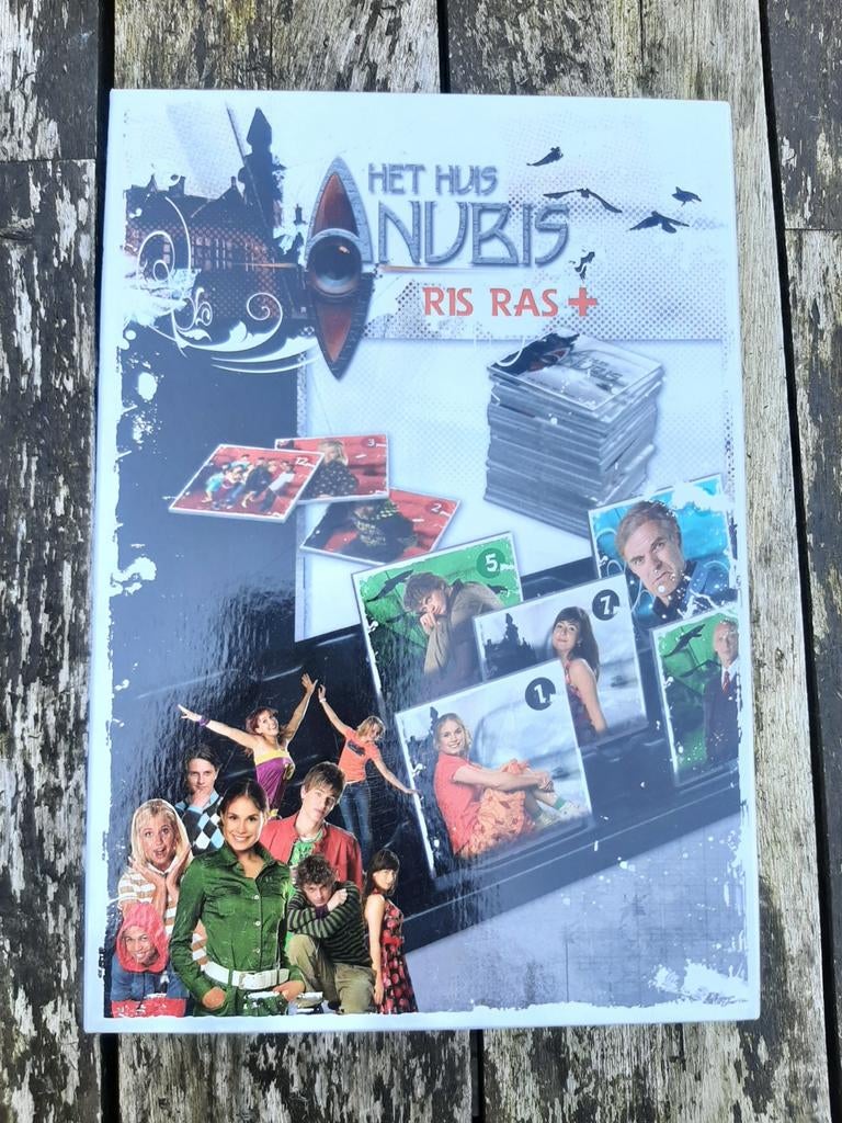 Het huis anubis ris ras + spel, Hobby en Vrije tijd, Gezelschapsspellen | Bordspellen, Ophalen of Verzenden