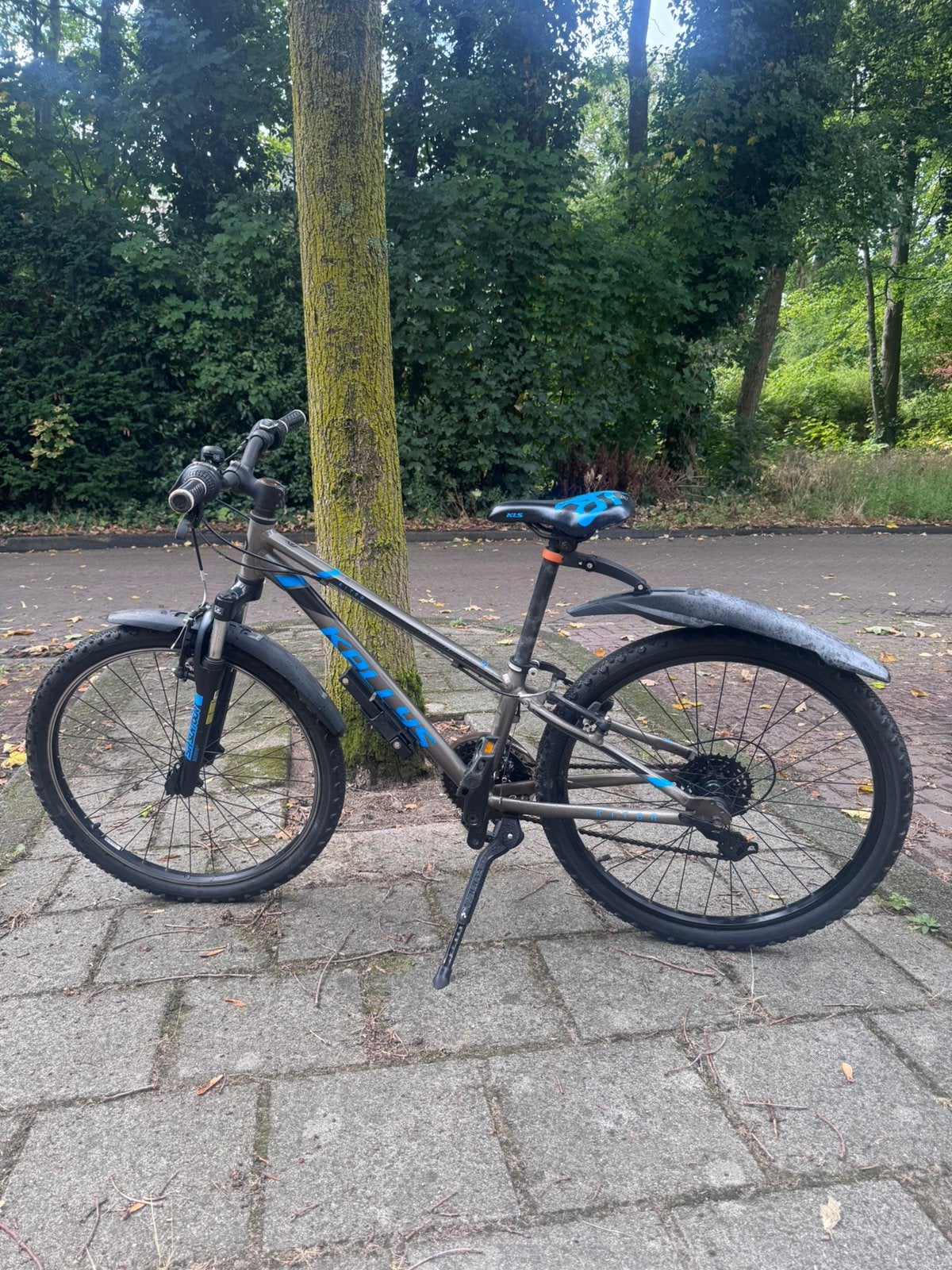 Kellys Kiter 50 24 jongensfiets, titanium blue, Fietsen en Brommers, Fietsen | Kinderfietsjes, Ophalen, Gebruikt, 20 inch of meer