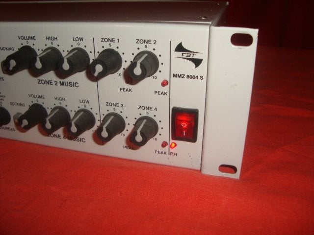 Gebruikt: FBT MMZ 8004 S 4 zone mixer, 20260441, Audio, Ophalen of Verzenden, Mteurope@outlook.com, MTE