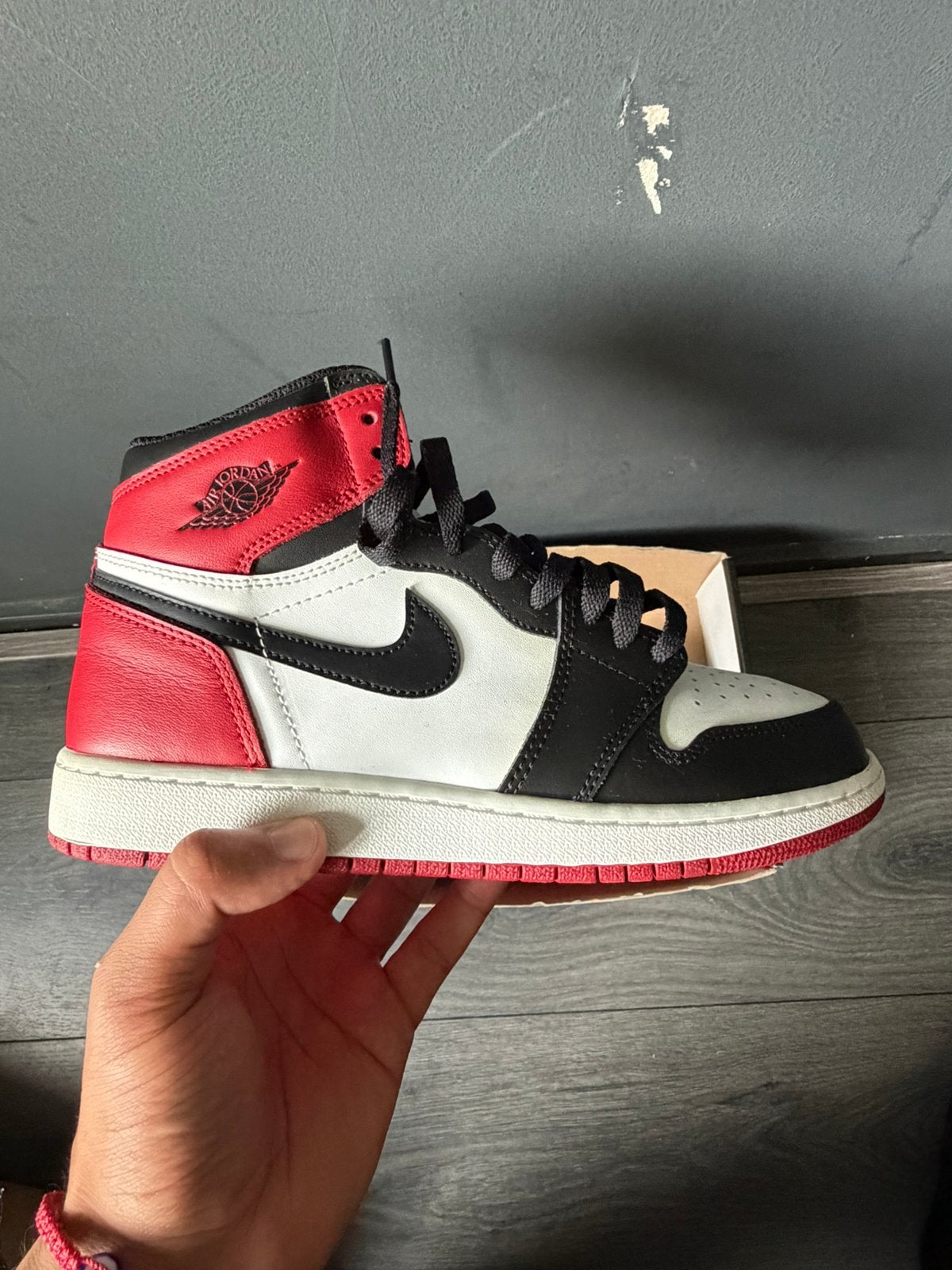 Nike Air Jordan 1 Retro High OG "Black Toe" 40, Kleding | Heren, Schoenen, Zwart, Ophalen of Verzenden, Nike Air Jordan, Sneakers of Gympen