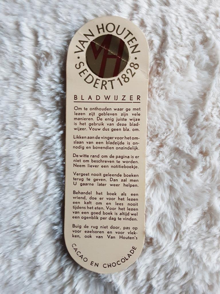 VAN HOUTEN , Boekenlegger., Ophalen of Verzenden, Vóór koninkrijk, Overige waardes